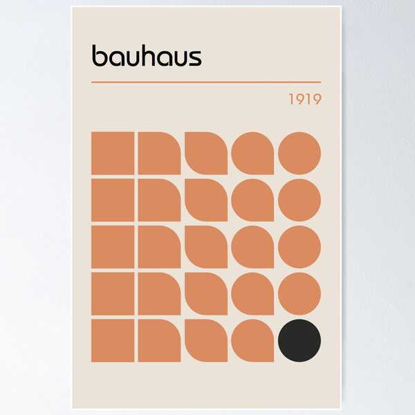 Vista previa del artículo con la obra «Bauhaus #19», diseñado y vendido por GoodMoreInc.