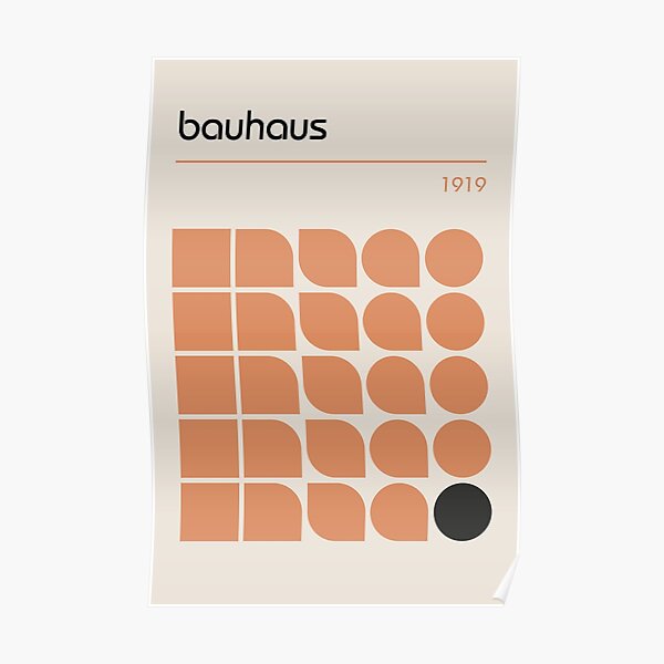 Bauhaus # 19 Póster