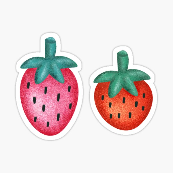 Strawberry pattern Sticker