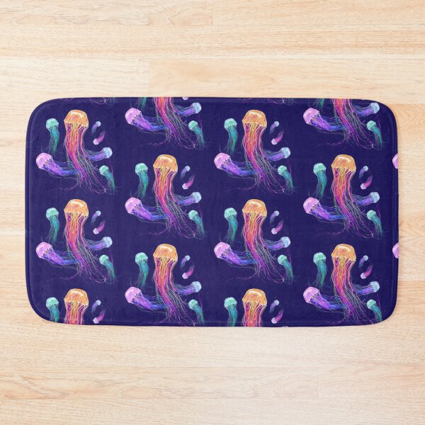 Item preview, Swimming neon jellyfish  designed and sold by Randompicture.