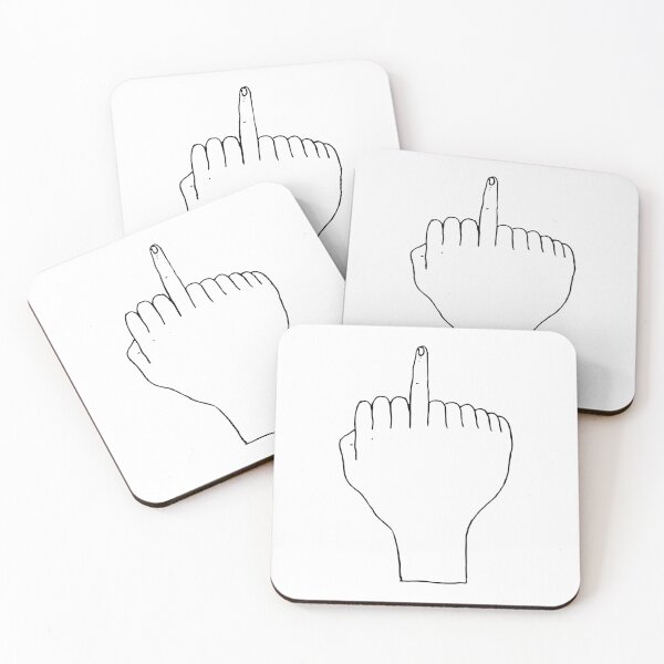 Item preview, Middle finger designed and sold by h-and-c.