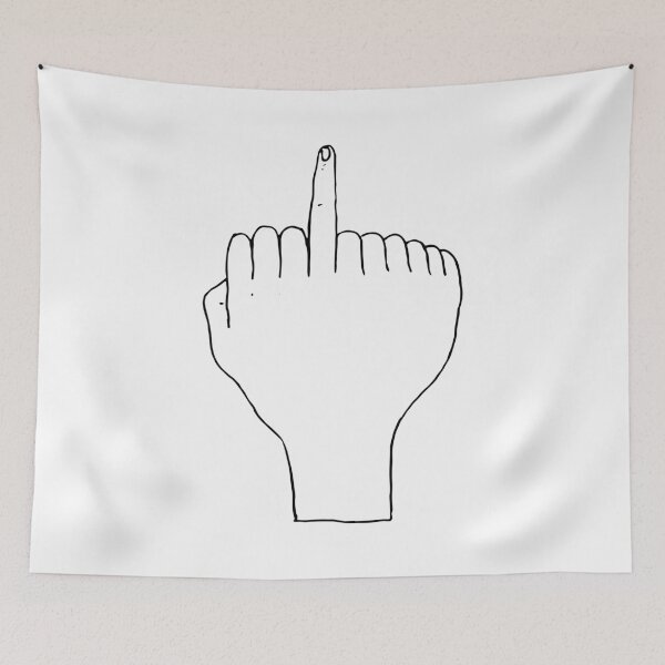 Item preview, Middle finger designed and sold by h-and-c.