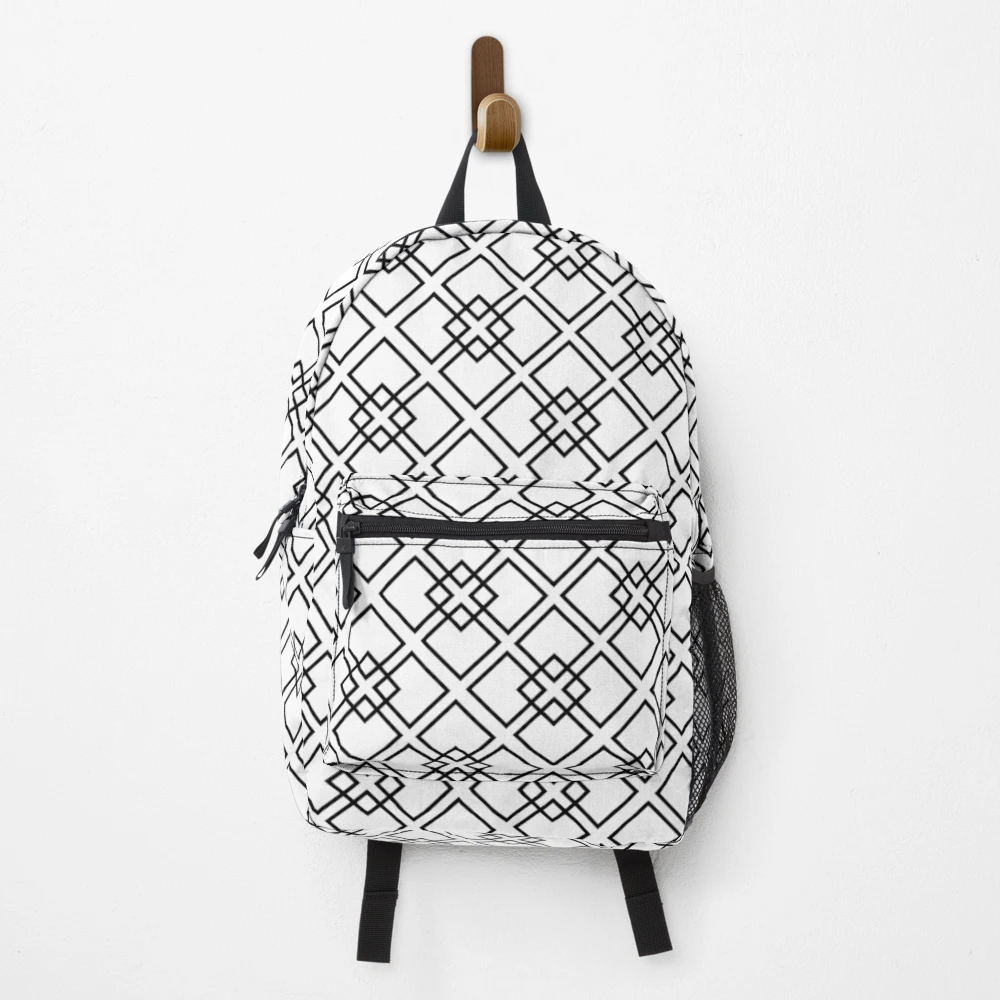 White Geometric Backpack Tommy Hilfiger | Bags | Chic White Geometric Backpack | Poshmark main image 4