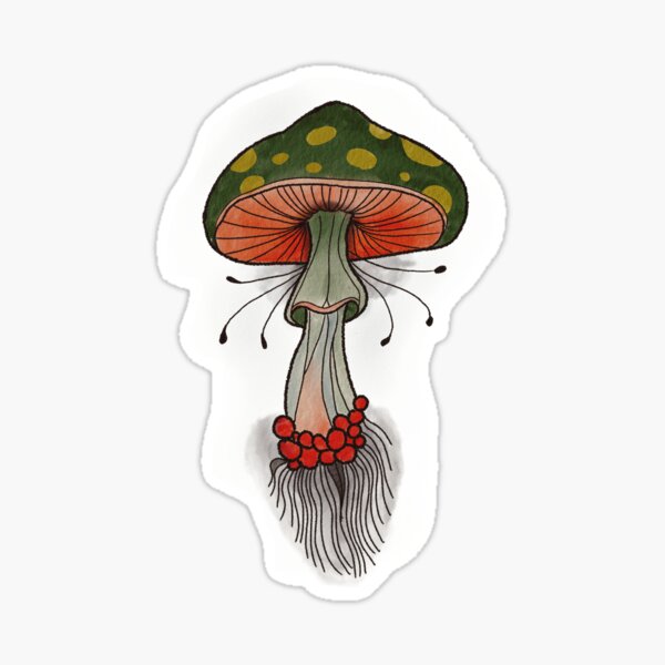 Item preview, caution toadstool designed and sold by tos42.