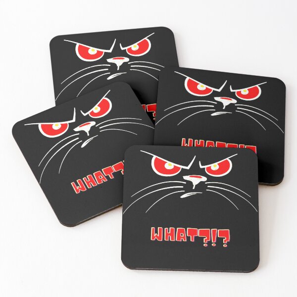 Item preview, Funny angry cat What do you want? designed and sold by PunchText designs.