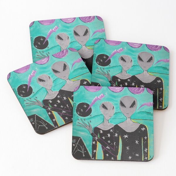 Item preview, Grey aliens within ufo  designed and sold by TFTCShop.
