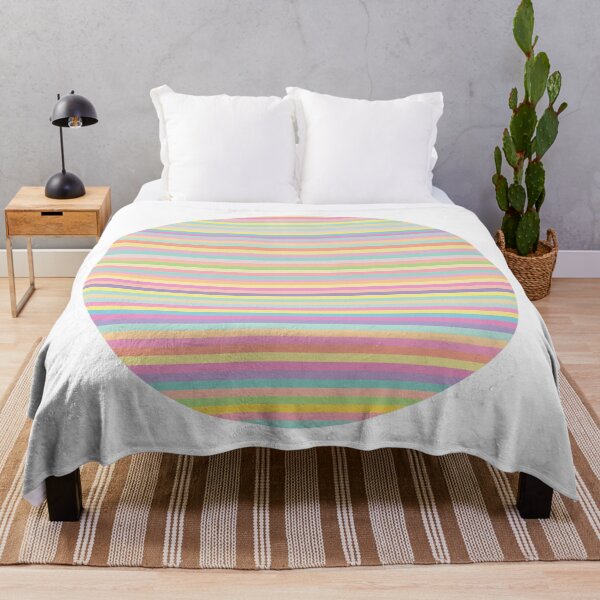 Item preview, Circle with pastel stripes pattern - horizontal designed and sold by greatnorris.