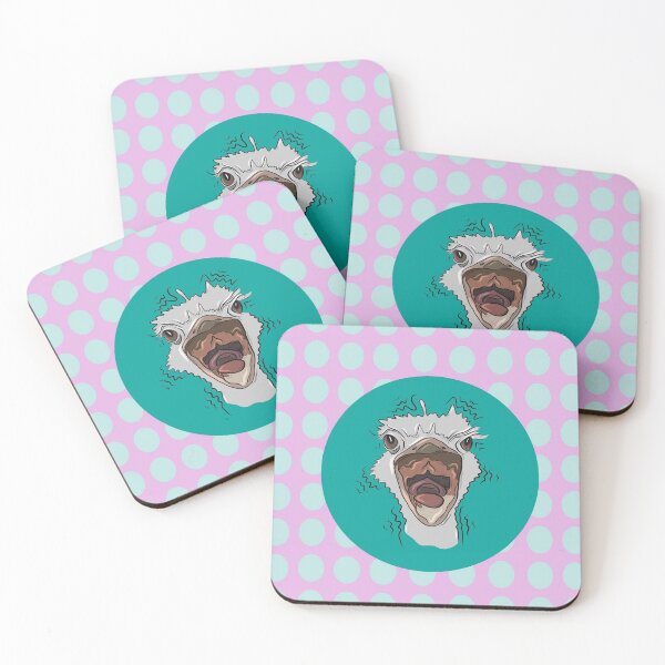 Item preview, Aggravated Ostrich on Polka Dots designed and sold by Slydell1.
