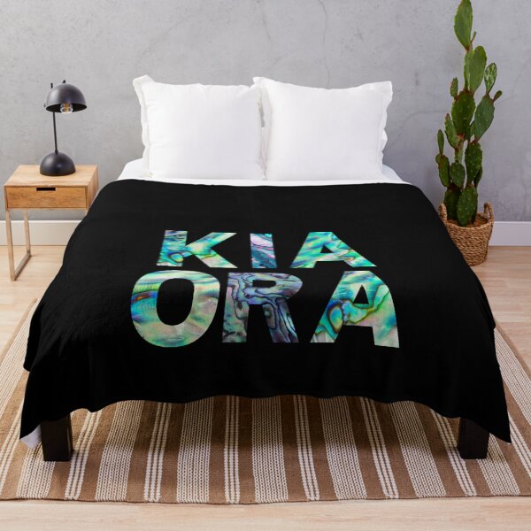 Item preview, Kia Ora Paua Shell Lettering designed and sold by AtarangiDesigns.