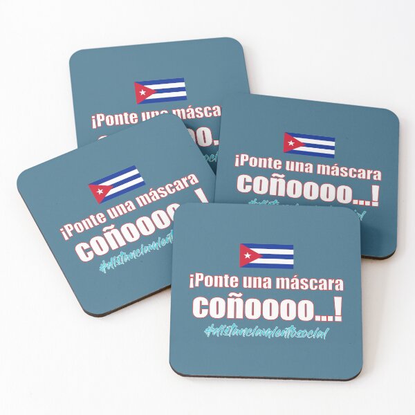 Item preview, Copy of Ponte la máscara coño Bandera Cubana Bandera Cubana designed and sold by obedtheartist.