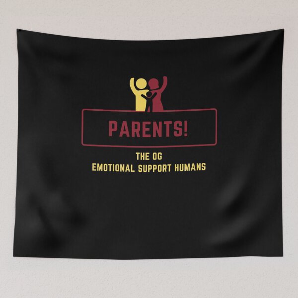 Item preview, Emotional Support Humans - Parents designed and sold by TheHustlersSC.