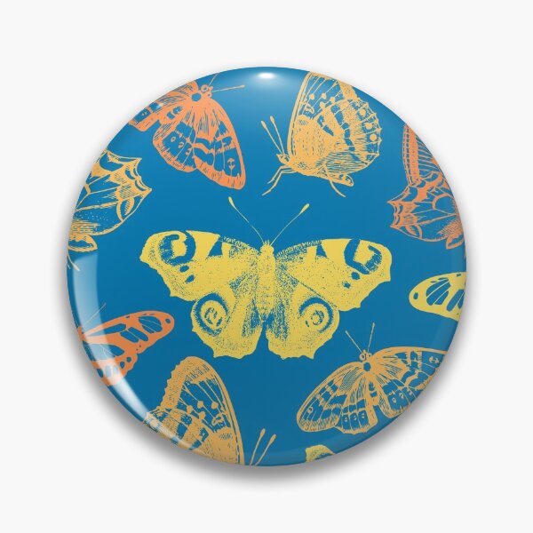 Artikelvorschau, Yellow and orange butterfly pattern entworfen und verkauft von InyasArt.