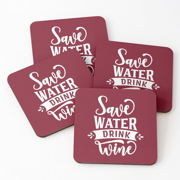 Item preview, Save water drink wine. designed and sold by AdventureTee.
