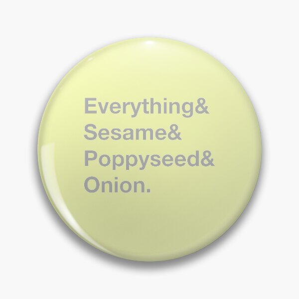 Item preview, Bagel Names, Everything & Sesame & Poppyseed & Onion, and, bagel designed and sold by rodrigoescmejia.