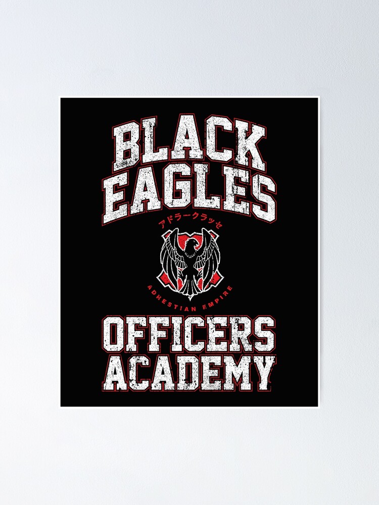 Black Eagles Officer - 3/4 Sleeve Raglan T-Shirt