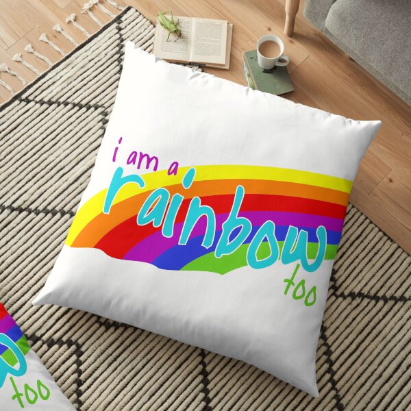 I am a rainbow too - BOB MARLEY Floor Pillow