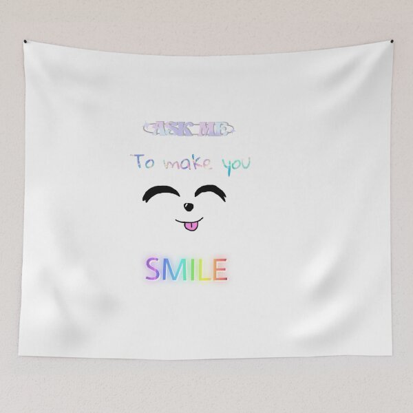Item preview, Ask me to make you smile designed and sold by Slangt-shirt.