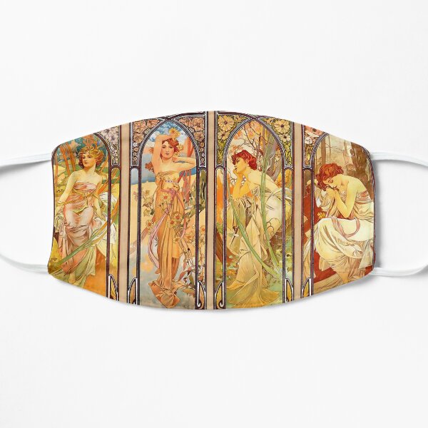 Alphonse Mucha (1860 - 1939) "La série des temps du jour" 1899 Masque taille M/L