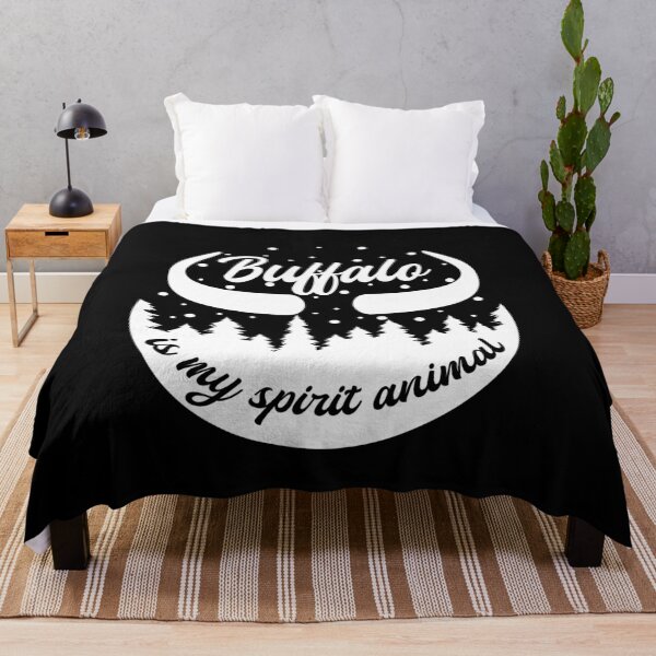 Item preview, FUNNY CHRISTMAS BUFFALO IS MY SPIRIT ANIMAL designed and sold by TheFirstOne.