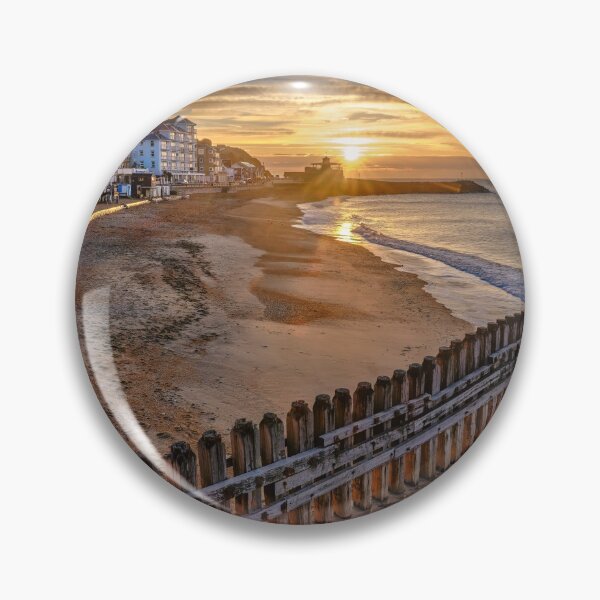 Item preview, Sunrise On Ventnor Beach designed and sold by manateevoyager.