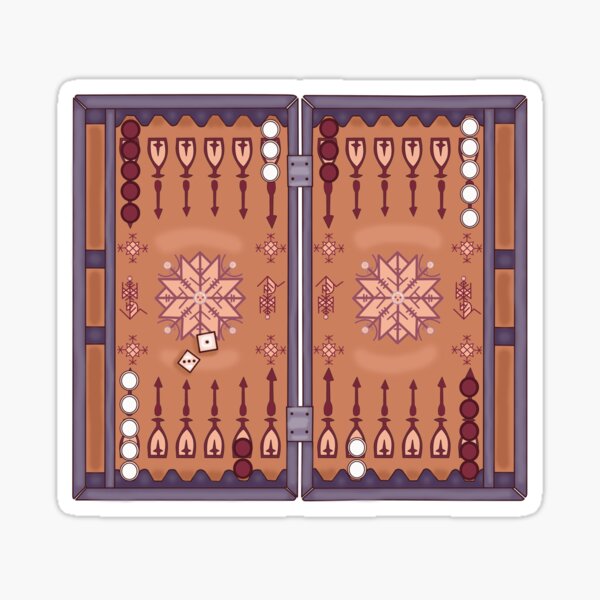 Item preview, backgammon designed and sold by AvotArt.