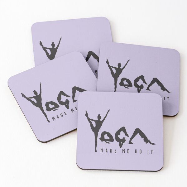 Item preview, Yoga Made Me Do It - Lilac designed and sold by VicEllisArt.