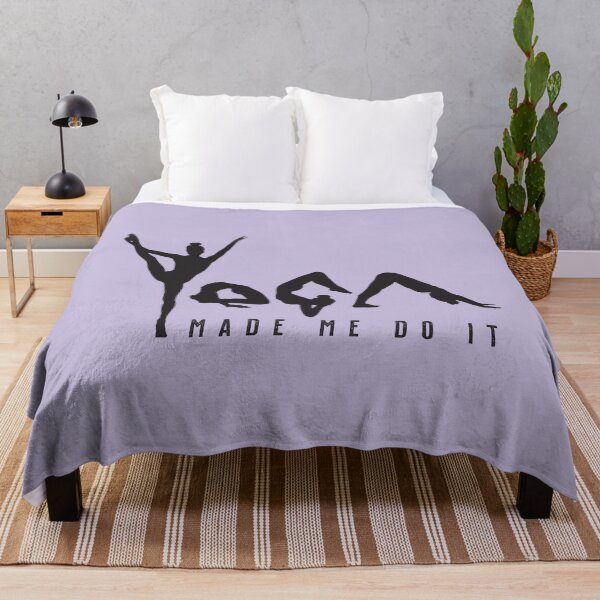 Item preview, Yoga Made Me Do It - Lilac designed and sold by VicEllisArt.