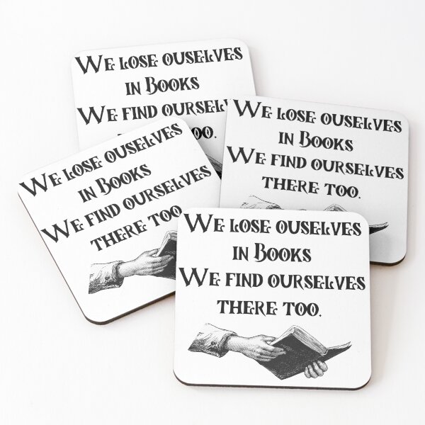 Item preview, We lose ourselves in books Book quotes designed and sold by OneTimeEngineer.