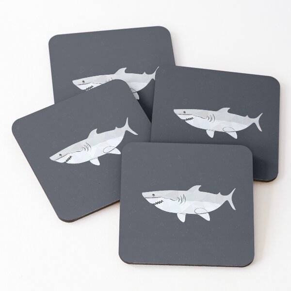 Item preview, Friendly shark one line designed and sold by frangipaniarts.