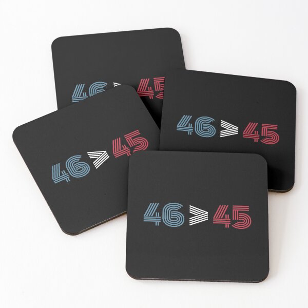 Item preview, 46 Is Greater Than 45 Biden Won designed and sold by RandomStuffShop.