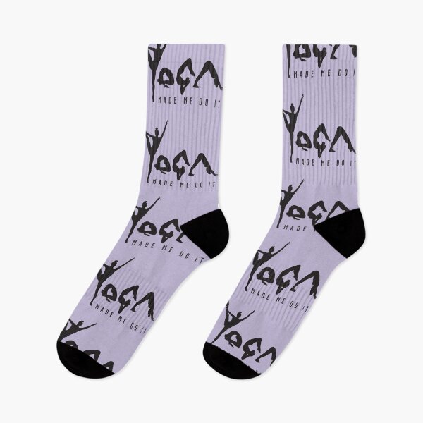 Item preview, Yoga Made Me Do It - Lilac designed and sold by VicEllisArt.
