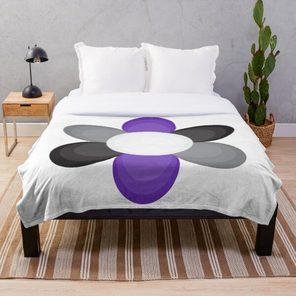 Aperçu de l'œuvre Belle fleur colorée (drapeau Ace Pride) créée et vendue par QueerShop.