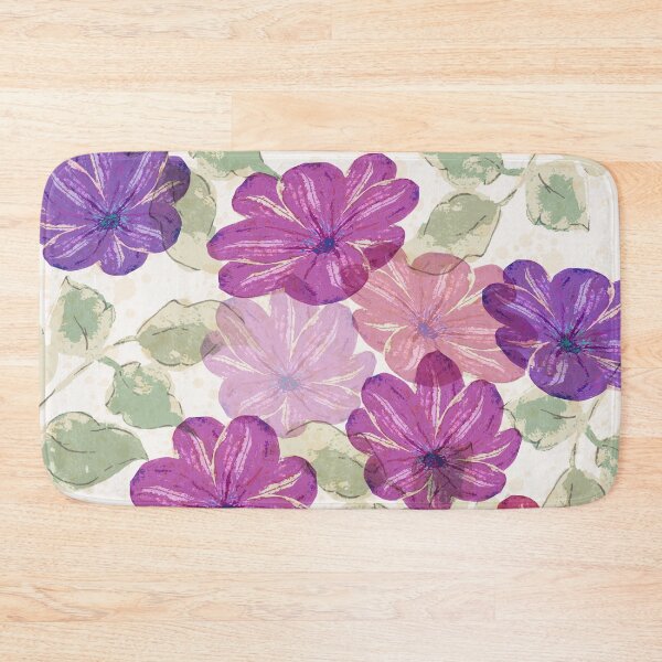Item preview, Translucent purple flowers designed and sold by RanitasArt.