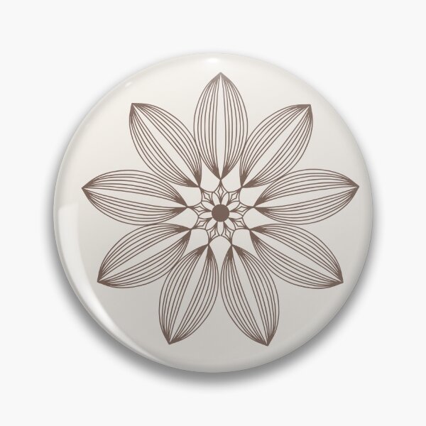 Item preview,   Boho Ornament Sympol Flower Shape  Minimalist Design designed and sold by zedonee.