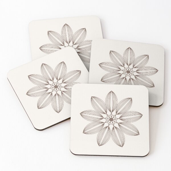 Item preview,   Boho Ornament Sympol Flower Shape  Minimalist Design designed and sold by zedonee.
