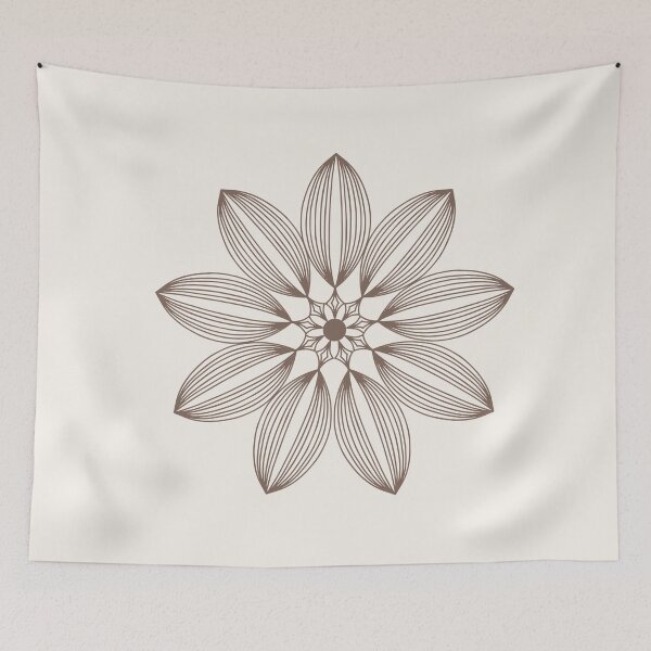 Item preview,   Boho Ornament Sympol Flower Shape  Minimalist Design designed and sold by zedonee.