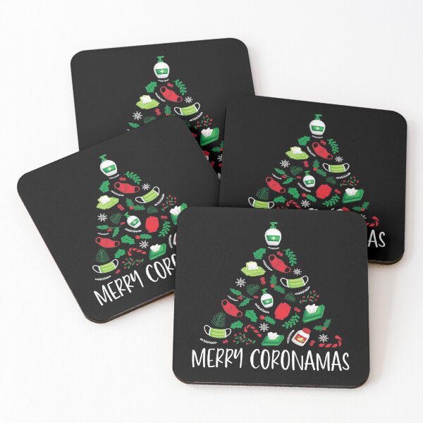 Item preview, Merry Coronamas! (Funny Covid Christmas Tree) designed and sold by HeraAndKosmos.