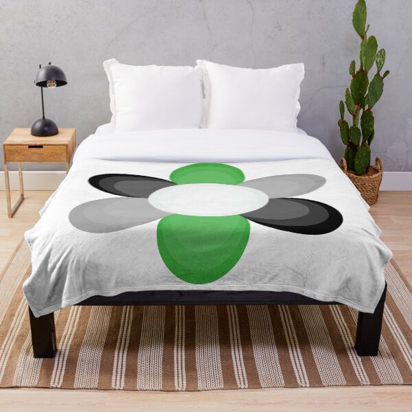 Item preview, Beautiful Colorful Flower (Aeromantic Pride Flag) designed and sold by QueerShop.