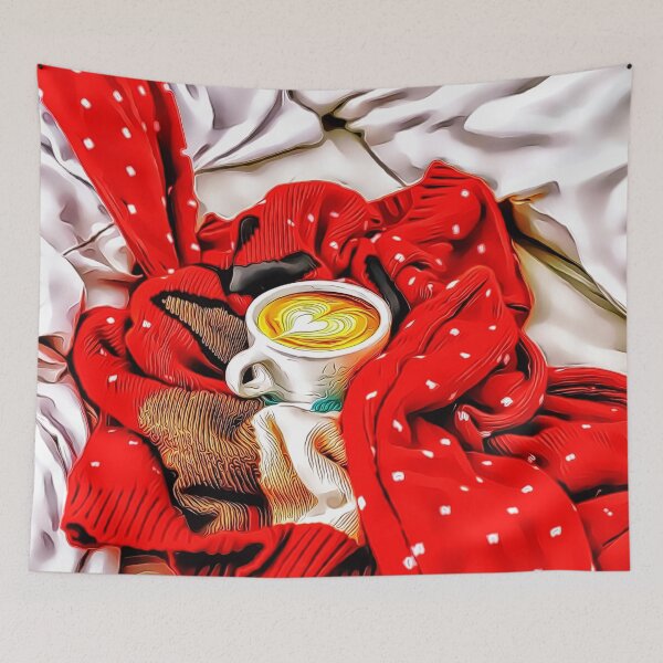 Item preview, Red Sweater and Coffee designed and sold by RitaMaye.