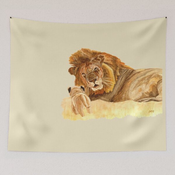 Item preview, Watercolor lion. designed and sold by Angeles M. Pomata.