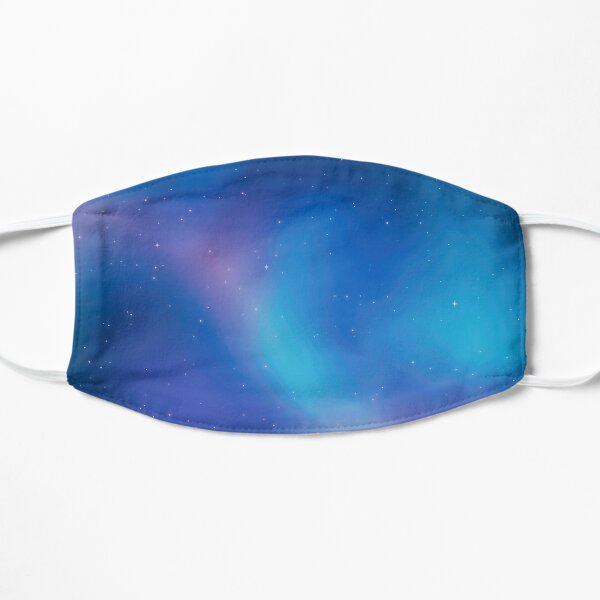 Aurora Borealis Forest Flat Mask