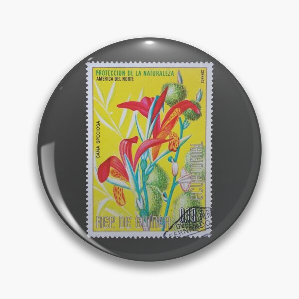 Item preview, Cana Speciosa Lily Flower Vintage Stamp designed and sold by StampCollection.