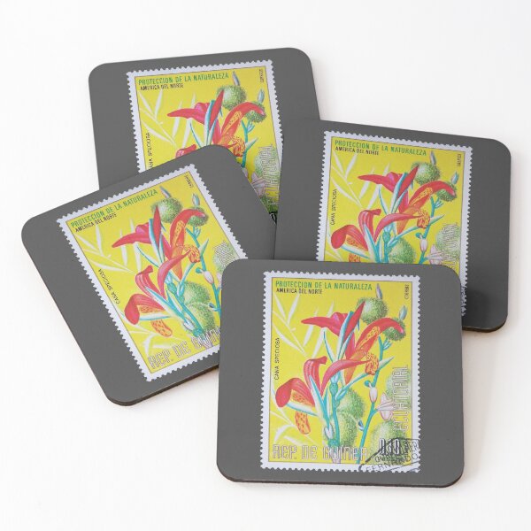Item preview, Cana Speciosa Lily Flower Vintage Stamp designed and sold by StampCollection.