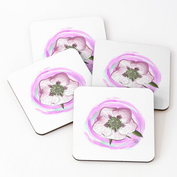 Item preview, Helleborne flower print designed and sold by devontipdesigns.