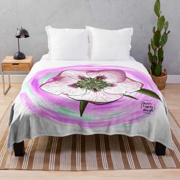 Item preview, Helleborne flower print designed and sold by devontipdesigns.
