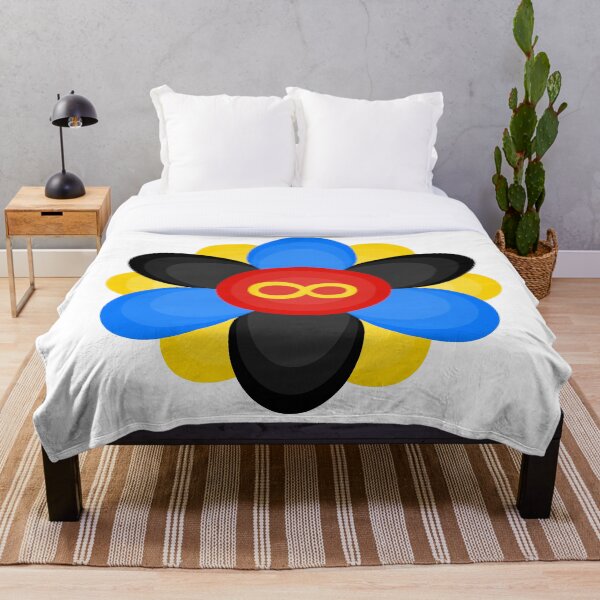 Item preview, Hermosa flor colorida (bandera del orgullo poliamoroso) 2 designed and sold by QueerShop.
