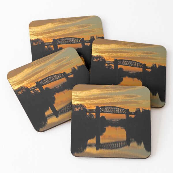 Item preview, Old Railway Bridge over the Manchester Ship canal at Latchford, Grappenhall, Warrington,Cheshire,England,UK designed and sold by Local gifts from HotpixUK .