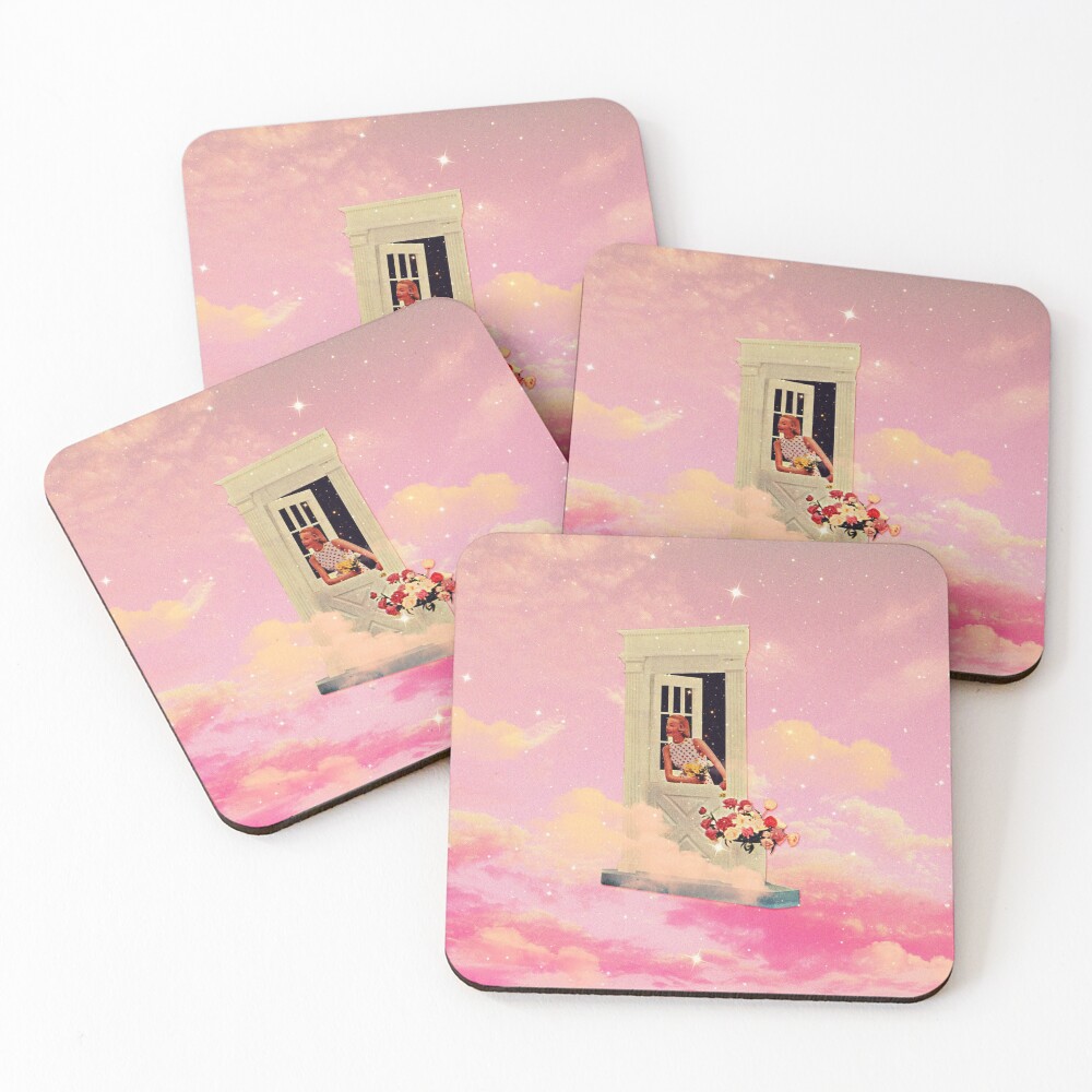 Item preview, Coasters (Set of 4) designed and sold by CollageSoul.