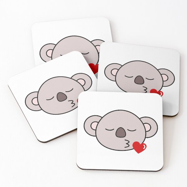 Item preview, Koala emoji sending kiss. designed and sold by TashaVector.
