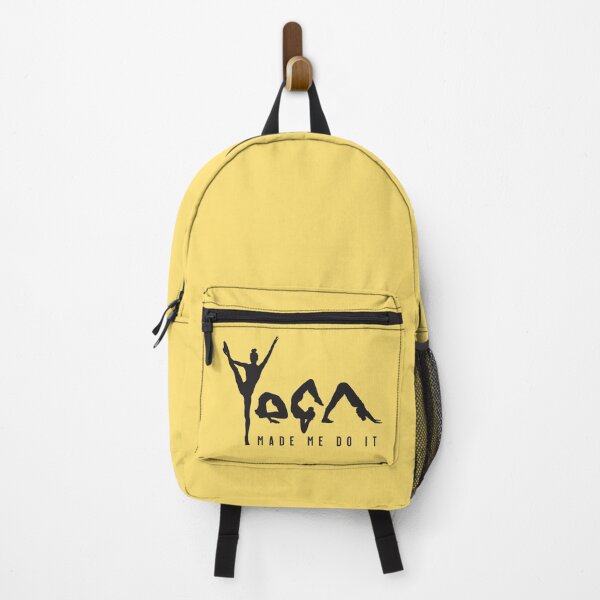 Item preview, Yoga Made Me Do It - Yellow designed and sold by VicEllisArt.